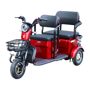 8-Inch Double-Row <b>Passenger</b> Electric Tricycle with 60V Lead-Acid Battery Open Body Type Motorized Driving Tricycle - Product Image 5