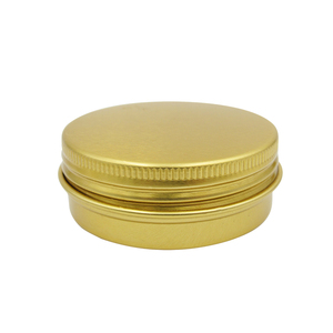 Pot en Aluminium doré de 1oz, 30ml, 1oz, petits boîtes rondes en étain et métal, haute qualité, livraison gratuite - Product Image 2