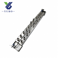 Bloc de distribution multi-sorties en acier inoxydable YUBO pour la distribution d'eau et l'assemblage de lignes de refroidissement