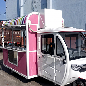 2026 Newest Model Customized Color and Size Three-wheeled Dining Car a Variety of Colors Electric <b>Outdoor</b> Food Truck - Product Image 1