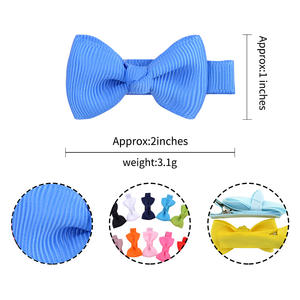 Pinzas para el pelo con lazo hechas a mano para niños europeos y americanos, horquillas <span class=keywords><strong>de</strong></span> plástico <span class=keywords><strong>de</strong></span> 20 colores para fiestas, accesorio <span class=keywords><strong>de</strong></span> <span class=keywords><strong>Amazon</strong></span> - Product Image 2