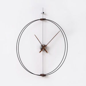 Modern Home Art <b>Wall</b> <b>Clock</b> Silent Quartz Metal LUMINOVA Pointer Luxury Spanish Style Factory Direct Sale Living Room Placement - Product Image 4