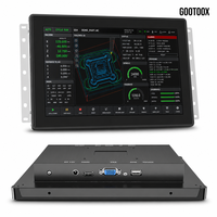 Monitor de pantalla táctil capacitiva empotrada de 7/10.1/13.3/15.6/21.5 pulgadas, 24V CC, para control de vuelo de drones agrícolas