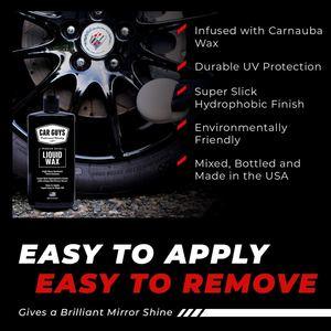 Cire liquide pour voiture KA - La brillance ultime avec protection polymère pour peinture, kit de 16 oz, durée de conservation de 5 ans - Product Image 2