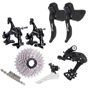 Palanca de Cambios para Bicicleta de Carretera SENSAH, <span class=keywords><strong>2x10</strong></span> Velocidades, Grupo de Desviadores para Bicicleta, Compatible con Desviadores Traseros SHIMANO R7000 - Product Image 1