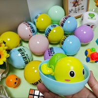 Jouets en capsule Gacha Gachapon en plastique pleine couleur de 100 mm, œufs surprises pour distributeur automatique