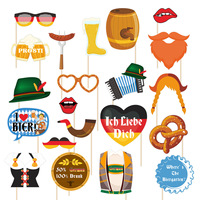 Décorations pour la fête d'Oktoberfest : Bannière, guirlandes, ballons, nappe, fanions, décorations pour le festival de la bière
