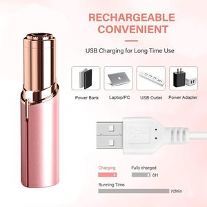 Multifunction Electric Facial Hair Remover Tweezer Eyebrow Trimmer Lady's <b>Shaver</b> Epilator Mini Waterproof English French - Product Image 4