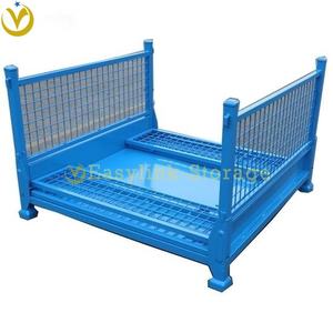 <span class=keywords><strong>Cage</strong></span> de stockage en acier Yilian-Steel, conteneur en acier pour entrepôt, conteneur métallique pliable 1T 1.5T - Product Image 4