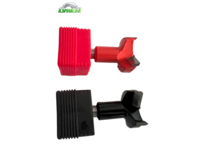 1/2 inch cacbua vonfram + thép Shank trung tâm CNC khoan bit nhàm chán kích thước tùy chỉnh tốc độ cao Oxit Đen kết thúc đồ nội thất - Product Image 2