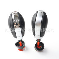 Poignée de levier de vitesses automatique DSG Volkswagen en cuir électroplaqué mat ergonomique pour voiture - Product Image 4