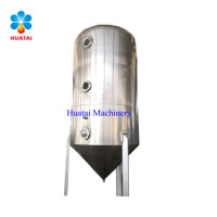 Équipement complet de traitement, blanchiment, désodorisation et raffinage d'huile de lin automatique Huatai en acier inoxydable, haute capacité 1000 kg/h