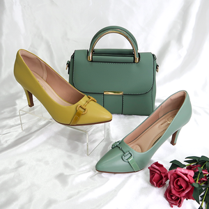 Chaussures à boucle de créateur, escarpins à talon formel pour femme, escarpins de bureau à bout pointu, d'automne, personnalisés pour femmes - Product Image 3