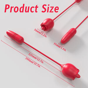 フレンチローズAGD1-5-S538舌舐めバイブレーター女性用オポレイOBRブランド大人用セックスおもちゃ広東省 - Product Image 4