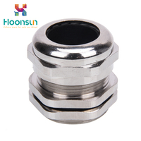 Presse-étoupe métalliques étanches IP68 en laiton M12 M16 pour câbles M18 M20 M22 M25 PG7 PG9 PG11 PG13.5 PG16 PG21 PG29 PG36 PG42