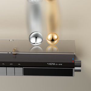 Juego de ducha de cascada con llave de Piano fría y caliente, pantalla Digital de temperatura LED de 4 Funciones, Panel de gran tamaño de 52 CM, Sistema de ducha inteligente Rainfalll - Product Image 3