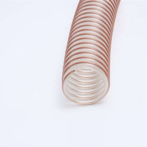 Tuyau flexible corrugué en spirale en fil d'acier PU souple, léger, hautement transparent, résistant à l'usure, pour échappement -40~+125 1 - Product Image 3