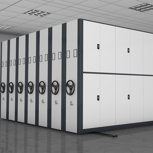 Armoire de classement mobile en acier pour bibliothèque, école et bureau, avec compacteur - Product Image 1