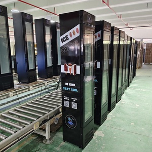 -25องศาบางเฉียบประตูกระจกเดี่ยวไอศกรีมยืน - Product Image 5