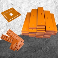 Feuille de stratifié Textolite fraisée CNC Plaque de bakélite de 3mm avec fibre de verre haute tension gravée pour les applications de gravure de fraisage