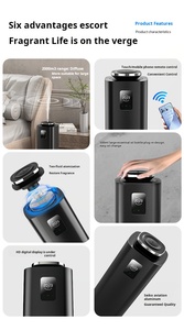 Penjualan Langsung Pabrik <span class=keywords><strong>Diffuser</strong></span> Aroma Ultrasonik Prancis 500ml yang Dikendalikan Aplikasi, Ramah Lingkungan, Tanpa Air, <span class=keywords><strong>Mini</strong></span> Elektrik untuk Luar Ruangan dan Hotel - Product Image 5