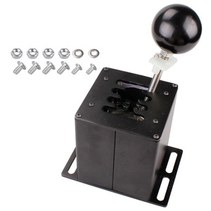 Simulateur de changement de vitesse pour jeux de course, levier de vitesses manuel en forme de H pour Logitech G27 G29 T300 PC, câblé, en alliage d'aluminium - Product Image 5