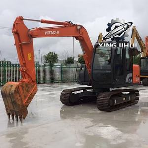 Miniexcavadora Usada Hitachi ZX70, Marca Japonesa Original de Segunda Mano, 7 Toneladas, con Orugas de Goma, Motor Yanmar y Núcleo de Motor - Product Image 4