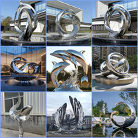 Sculpture de cheval personnalisée en acier inoxydable, finition cuivre coulé effet bronze, surface miroir, abstraite, grande taille, en métal