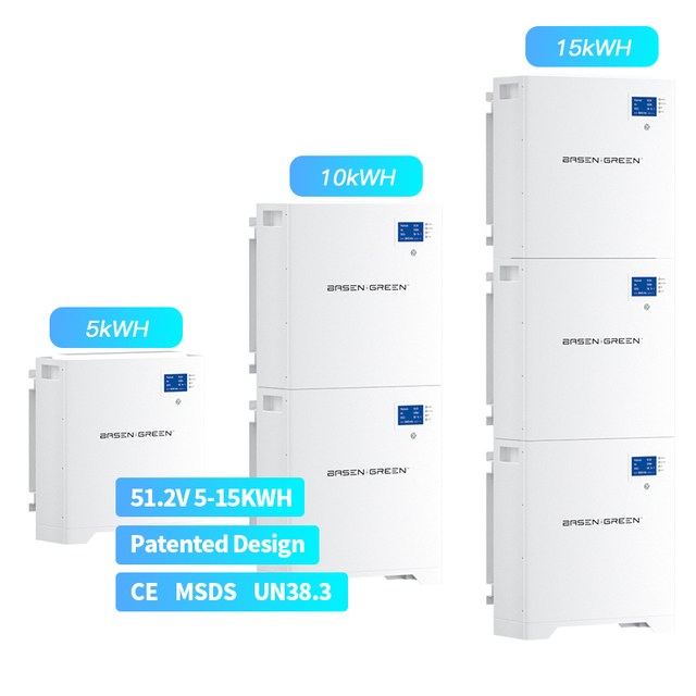 Stackable Energy Storage 48V 200AH 10kw 20kw 30kw 40kw 51.2v Inverter Battery Wind Turbine Solar Power System Lifepo4 Battery