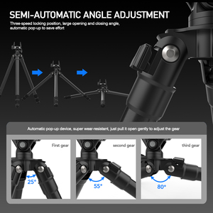 Hợp kim nhôm chụp chân máy săn bắn nỏ phần còn lại Heavy Duty Tripod với rắn kẹp - Product Image 5
