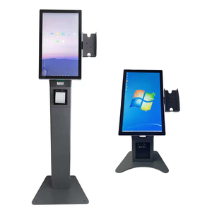 हॉट सेलिंग सेल्फ पेमेंट पॉस सिस्टम टच स्क्रीन 21.5-32 इंच का फ्लोर स्टैंडिंग टर्मिनल बारकोड रीडर - Product Image 2