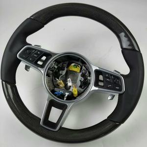 Volant de course personnalisé en fibre de carbone pour Porsche 718 <span class=keywords><strong>911</strong></span> 918 Spyder CARRERA GT Cayenne GT2RS MACAN Panamera TAYCAN Turbo - Product Image 1