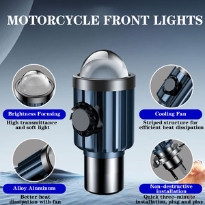 <span class=keywords><strong>Ampoule</strong></span> de phare de moto bicolore H4 <span class=keywords><strong>BA20D</strong></span> P15D étanche pour moteurs de moto - Product Image 3