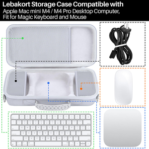 Estuche de Almacenamiento Portátil Personalizable a Prueba de Golpes para Accesorios Electrónicos Digitales, Caja Rígida Impermeable de EVA para Mac Mini de Escritorio - Product Image 5