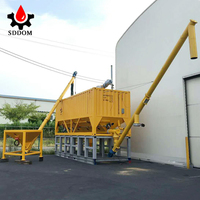 Silo di Stoccaggio per Container da 30 Tonnellate 50T Silo Orizzontale Mobile per Cemento in Vendita