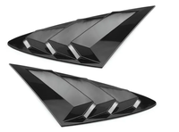 Stores de lunette arrière et persiennes latérales noires brillantes OEM Pièces automobiles pour la ventilation du quart de fenêtre