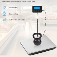 Balance de plateforme industrielle numérique électronique de haute qualité en acier inoxydable robuste 200 kg pour expédition