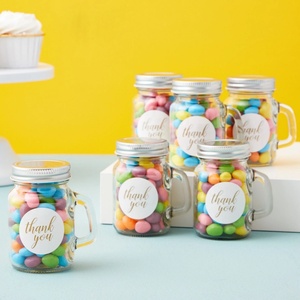 4 أونصة ماسون ، عبوات زجاجية صغيرة مزودة بمقابض للفنون والحرف اليدوية ، مشاريع تصنعها بنفسك - Product Image 4