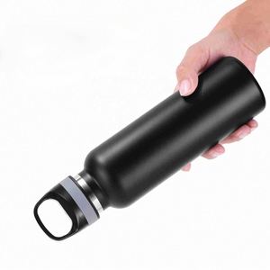 Bouteille d'eau isotherme en acier inoxydable personnalisée avec couvercle à poignée, thermos à double paroi, idéale pour les cadeaux - Product Image 2