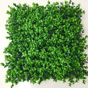 Hedge Artificial Synthetic Grass Wall Panels Grass Wall Plants for Garden Ornaments Decor Green 12 Pcs Anti Outdoor Plastic Type