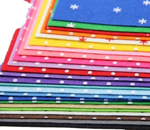 Polyester imprimé feutre décor à la maison 15x15cm <span class=keywords><strong>motif</strong></span> faisceau couture poupées artisanat 1.5mm bricolage feutre - Product Image 2