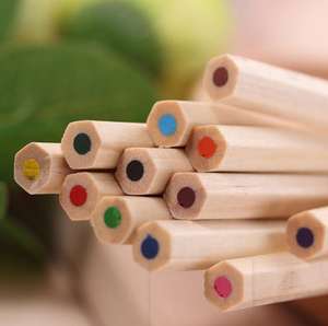 Pensil warna kayu 3.5 inci, untuk melukis siswa lembaga pelatihan - Product Image 5