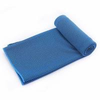Serviette de refroidissement en microfibre, fabrication en gros, glace de poche de sport