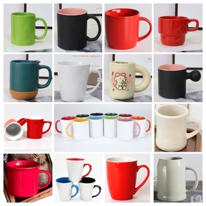 Tazza da Caffè in Ceramica con Logo Personalizzato e Manico, Tazza in Porcellana all'Ingrosso, Articoli per Bevande Classici per Casa, Caffè, Ristorante, Regalo - Product Image 2