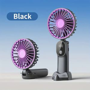Nuevo Ventilador Turbo Mini Recargable USB de 6 Velocidades con Pantalla LED para Uso en Exteriores y Oficina 2026 - Product Image 3