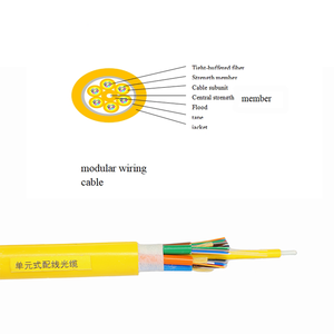 Câble à <span class=keywords><strong>fibre</strong></span> <span class=keywords><strong>optique</strong></span> GEYIDA GJPFJH-48B1 FTTH 48/144 fibres, multibrins, gaine étanche, communication, non métallique, G652/G655/G657 - Product Image 5