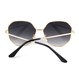 De Metal de moda gafas de sol de <span class=keywords><strong>marca</strong></span> Grey lente de Metal de oro de moda de gafas de sol 2020 - Product Image 2