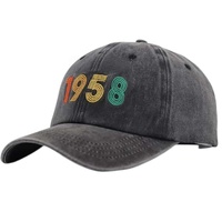 Casquette de baseball vintage lavée, broderie colorée, effet vieilli, protection solaire quotidienne, casquettes de baseball personnalisables avec logo