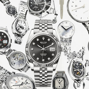 Montre automatique mécanique de luxe pour homme, avec cadran à aiguilles, en alliage, date automatique, verre saphir, or, étanche 30 bars, pour plongée - Product Image 3