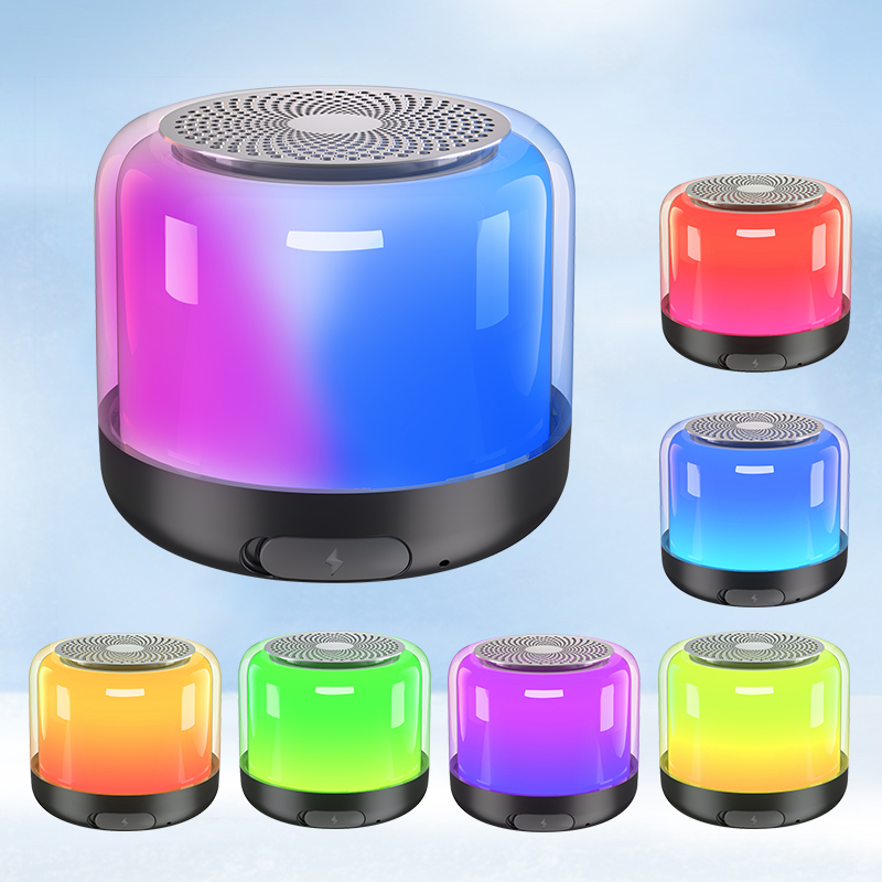 ポータブルスピーカー RGB LEDライト付き ポータブルスピーカー RGB LEDライト付き